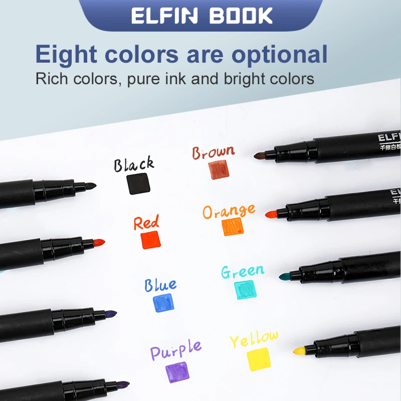 Magnetic Dry Erase Markers 8 Colors 0.5mm Extra Fine Tip marker pens color marker pens pen marker dry erase markers whiteboard pens