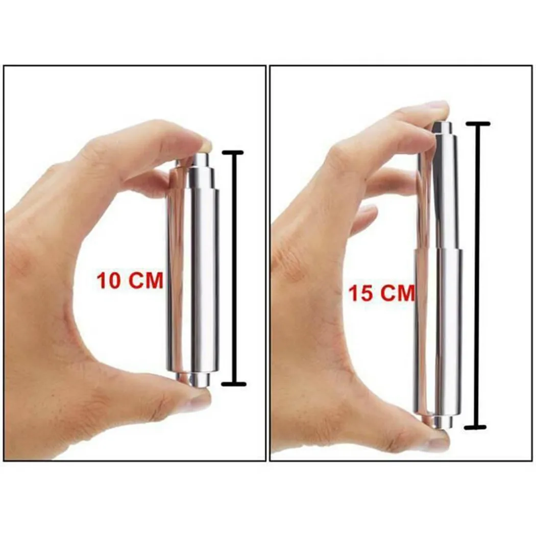 

Plastic Toilet Roll Spindle Replacement Silver Spring 11.5-16.5cm Accessories Bathroom Holder Insert Paper Roll
