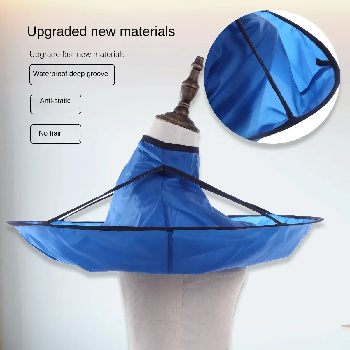 Hair Cut Umbrella Capes Haircut Cloak Cloth Hair Dye Three-Dimensional Breathable Household Haircut Cloak Foldable Tool