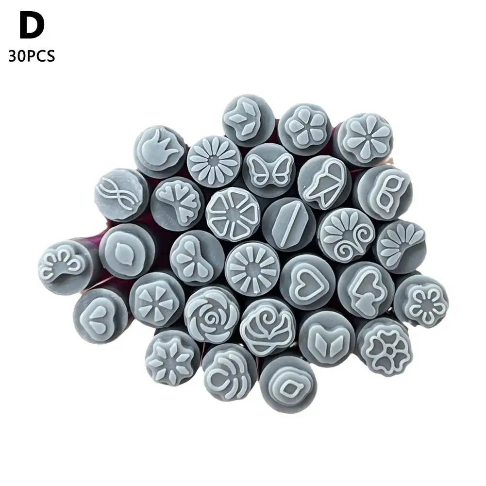 10/15/20/30PCS Nail Art Stamp Pen Kit Professional Tool Manicure Printing Doodle Nail Template Women DIY Stippling Design H5D6 5