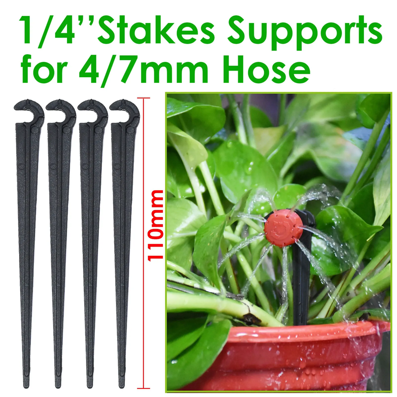 Drip Tubing Hold Fixing Stakes Drip Irrigation Hoses Lifting Tool for Irrigation 4/7mm Pipes