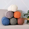 Round Removable Bed Pillows Roll Head Leg Back Lumber Support Light Travel Column Bolster Pillow Washable Cylindrical Cushion 2