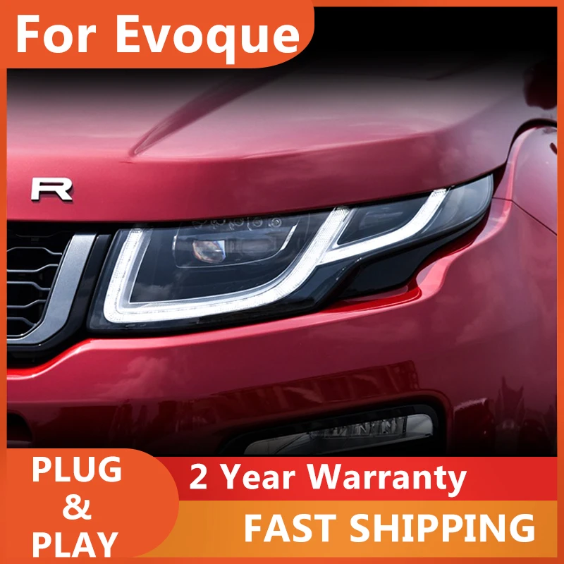 All Led Headlights For Land Rover Range Evoque 201302019 Headlights