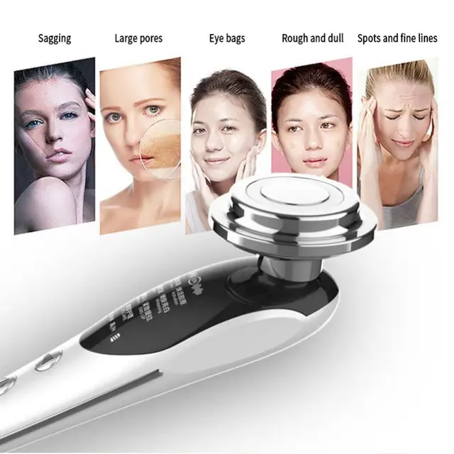 Skin Tightening Machine Face Lifting Device For Wrinkle Anti Aging EMS Skin Rejuvenation Radio Frequency Facial Massager 5