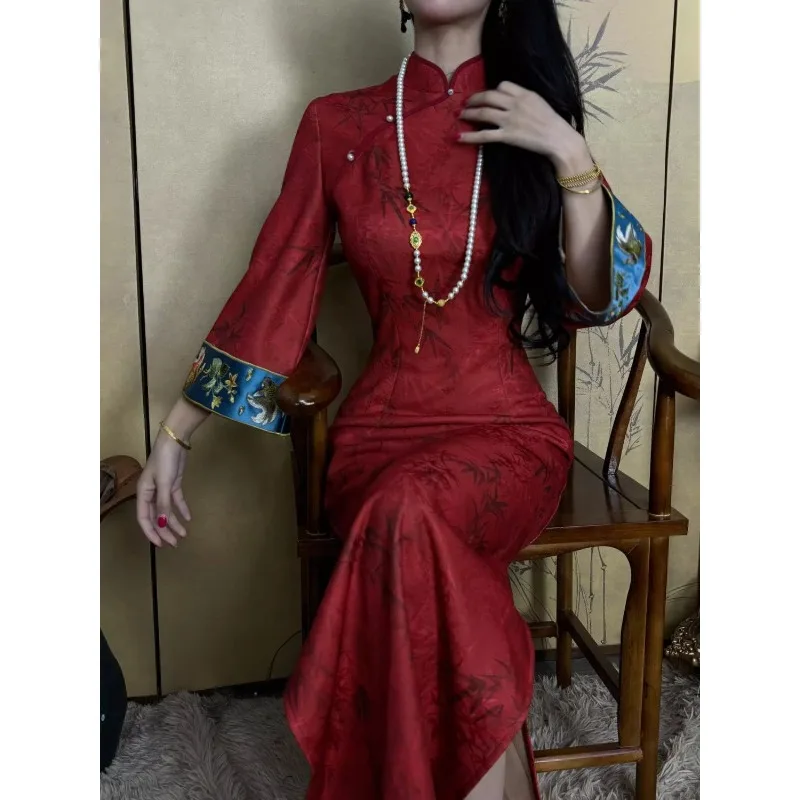  볪 ī Cheongsam  Ҹ ĵ Į  Qipao  ߱ ü Ƽ ǻ  巹