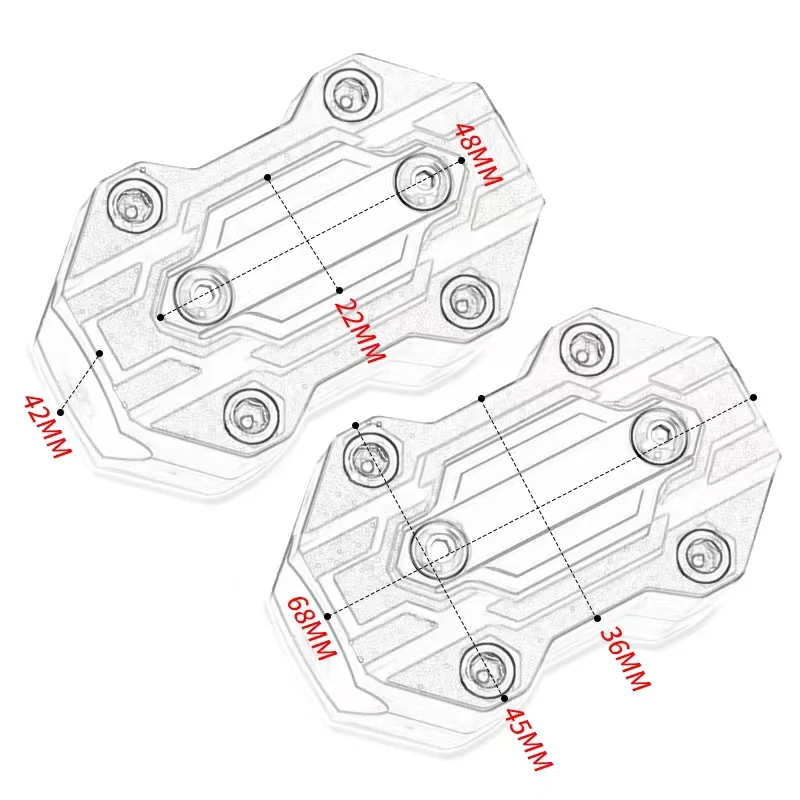 Protection Moto Pare-chocs Pour Suzuki V-Strom - Barre De Crash Et Bloc Décoratif Pour DL650, 1000, 1050 XT