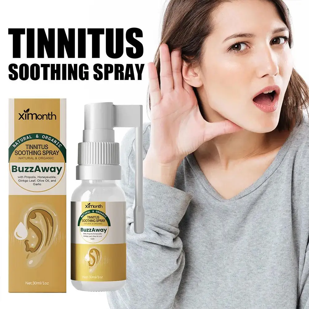 30ml Propolis Tinnitus Spray Relieving Health Tinnitus Deafness Care Health Fluid Treatment Ear Otitis Ear Swelling J9T0