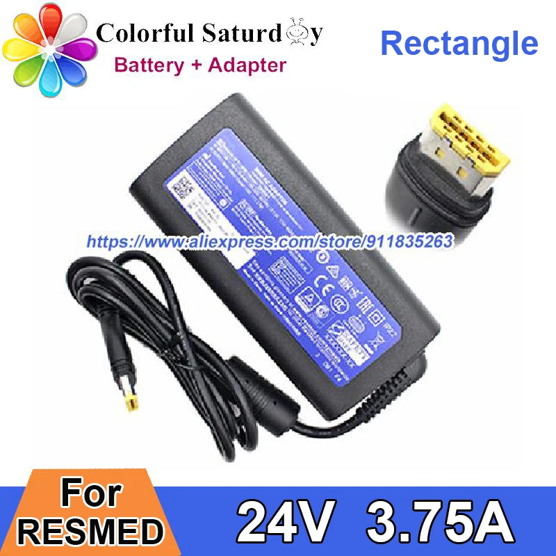 

Genuine 390001 Adapter Charger 24V 3.75A 90W R390-7231 For RESMED Power Supply DA-90L24-AAAA