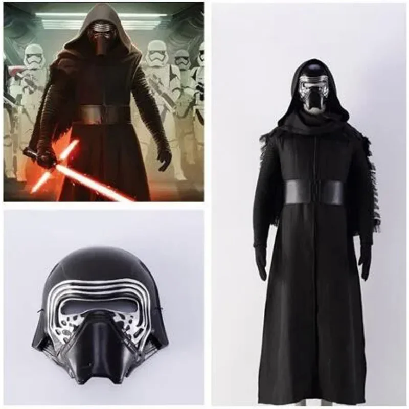 

Новинка 2020, модный костюм для косплея Force Kylo, детская одежда для мальчиков, роскошный классический костюм на Хэллоуин