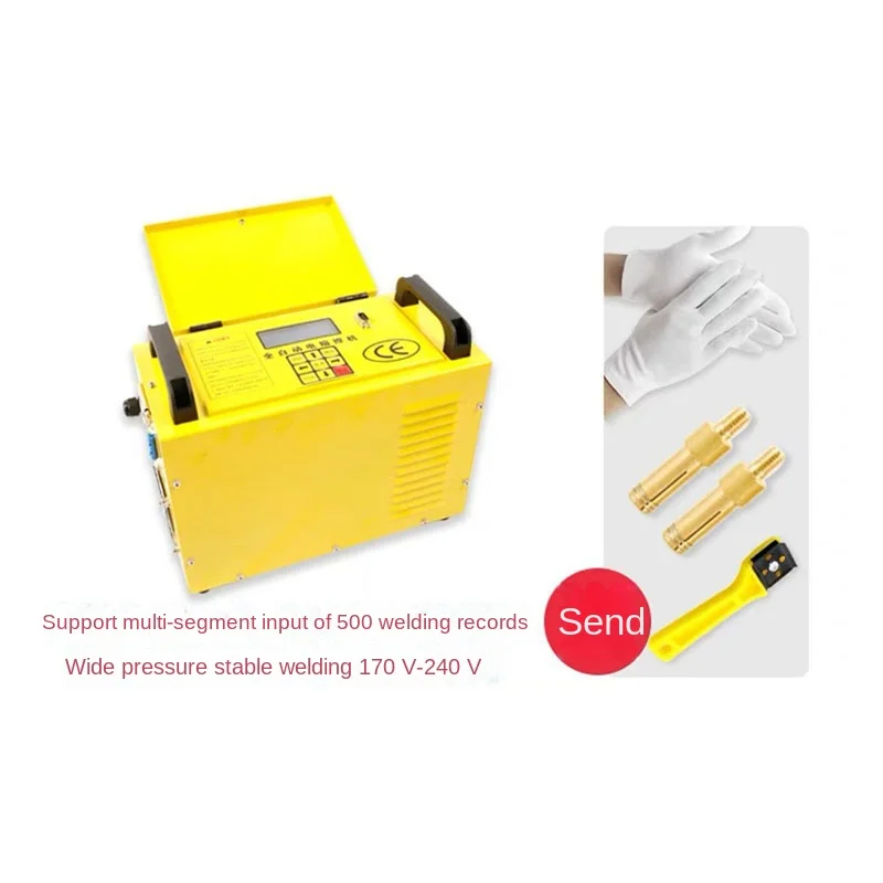 Pe Fully Automatic Light Inverter Electric Fusion WeldingMachine Gas Pipe Steel Mesh Skeleton Pipe Hot Melt Butt Welding Machine 2