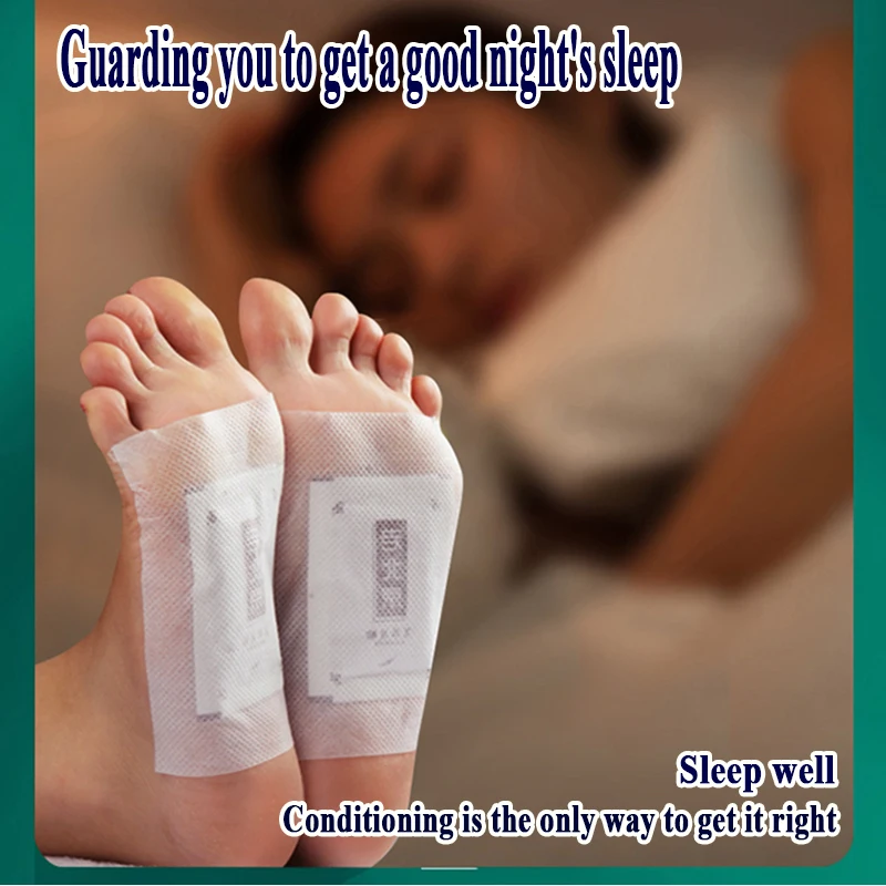 

10/60pcs Ginger Revitalizing Detox Foot Patch Loss Weight Foot Patch Improve Sleep Anti-swelling Detox Old Ginger Foot Sticker