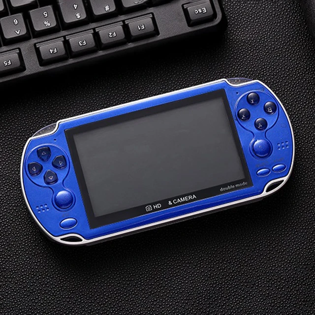 WESSD Mini console de jogos portátil para jogador, console duplo