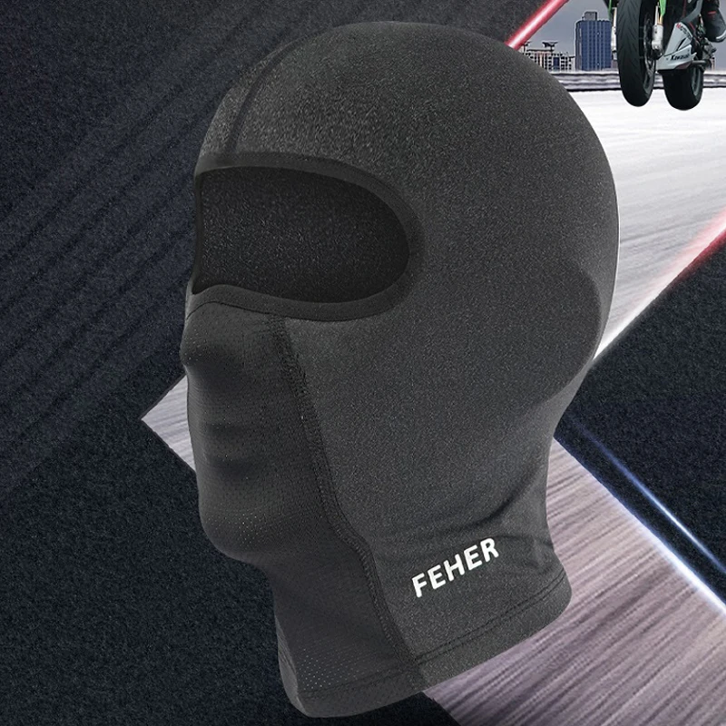 원래 FEHER Balaclava 오토바이 타기 후드 올 ??시즌 방풍 따뜻한 고품질 야외 여행 전문 모터 후드