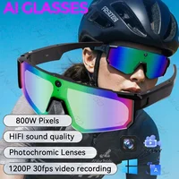 4K Polarized Sunglasses AI Smart HD 800W Camera Bluetooth Call Translation For Men Cycling Anti Glare Driving UV400 IP54 Goggles - Image 2