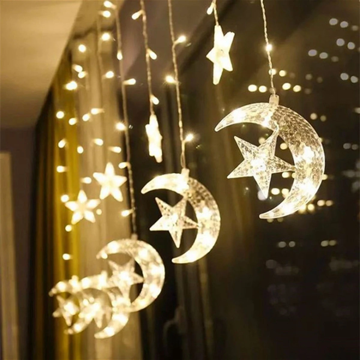 Eid Mubarak LED Garland Lights String Moom Star Ramadan Decoration For Home Islamic Muslim Party Supplies.jpg