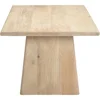 Indigo Road by Egypt Sherrod Trapezium Plank Solid Wood Coffee Table - Rectangular Mango Wood Tabletop with Stylish Trapezoid Le 3