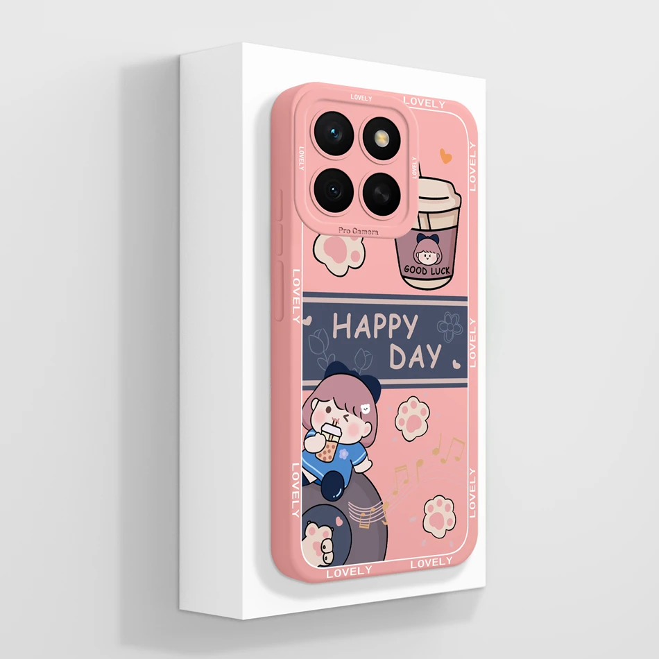 Artistic Style Cool Full Protection Shockproof Phone Case - Soft Liquid Silicone Cover