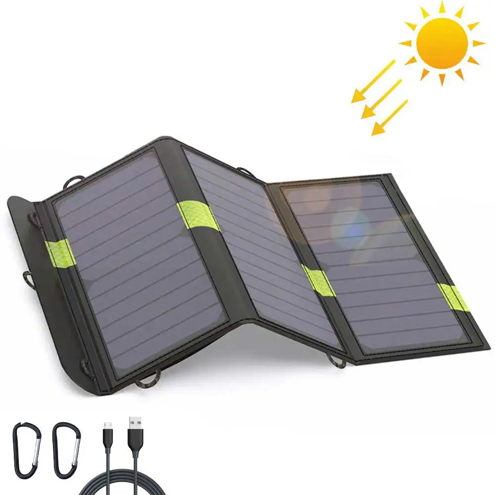

Foldable Solar Panel Solar Battery USB Charger Solar Bag for iPhone 6 7 8 X Xr Xs Max 11 12 13 Samsung Huawei Honor OnePlus etc.