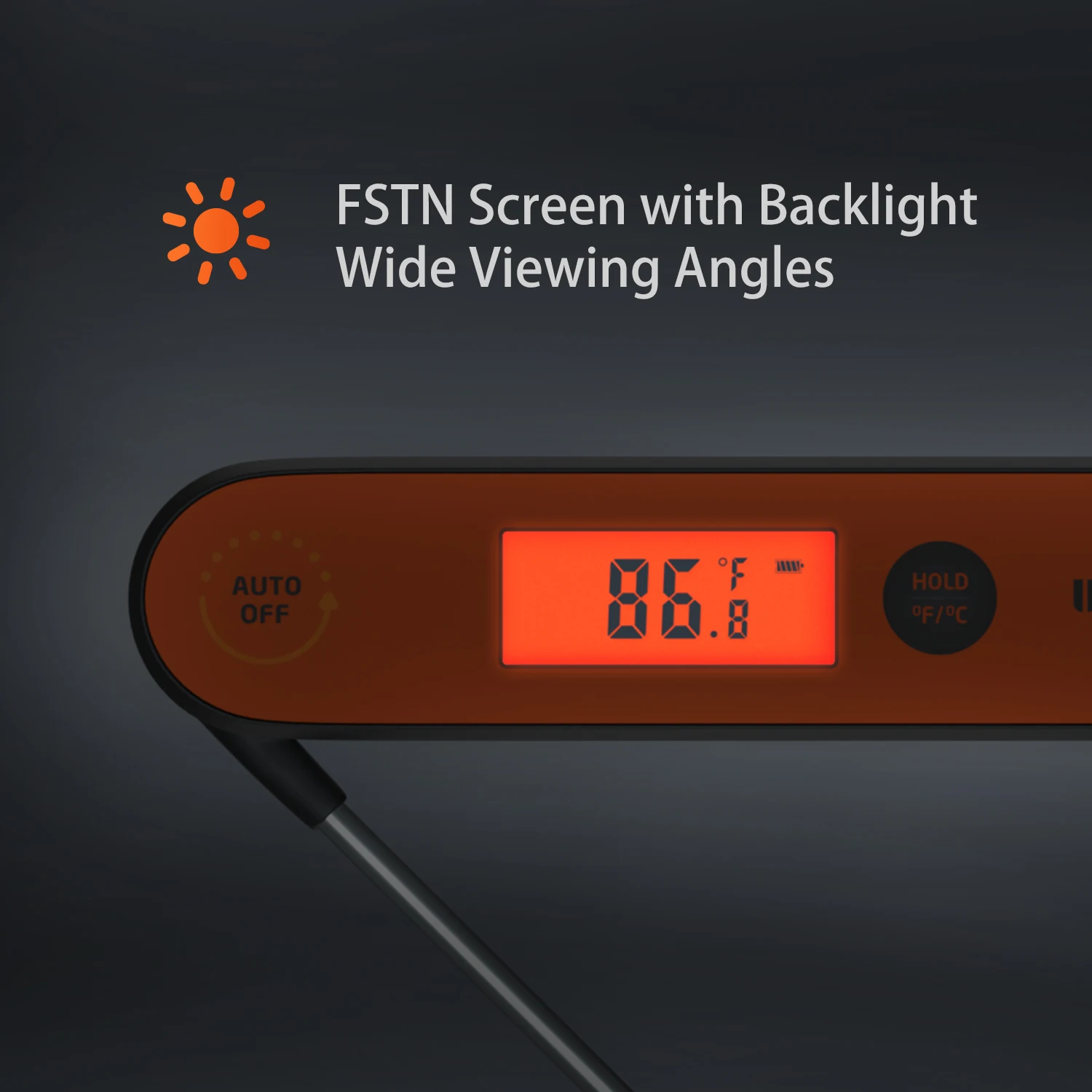 Meat Thermometer INKBIRD Digital Meat Thermometer Folding Barbecue Kitchen Cooking Instant Reading Backlight Display for Grilling BBQ