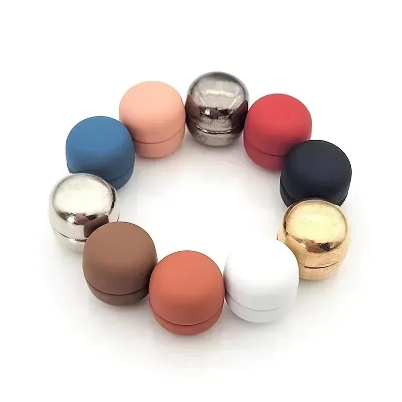 1 Pair Magnet Buttons for DIY Clothing Headband Scarf Hat Clasp Decoration, Invisible Metal Buttons Sewing Supplies 3