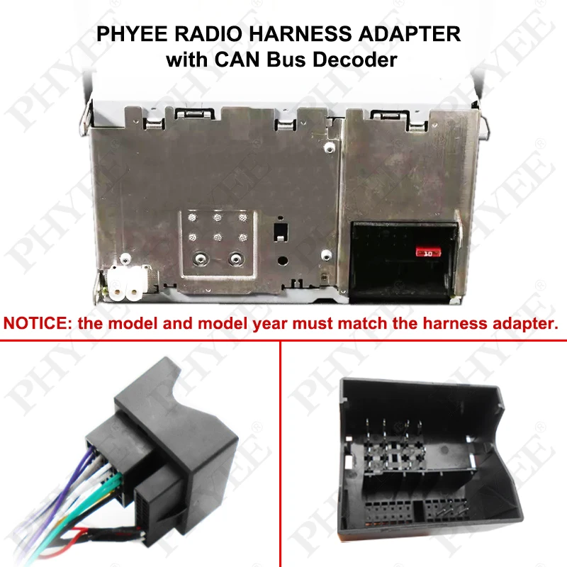 CARAV 12-025 Adattatore Radio ISO per tutti i modelli con Quadlock connessione wire connettore cablaggio Loom - Cavo adattatore stereo