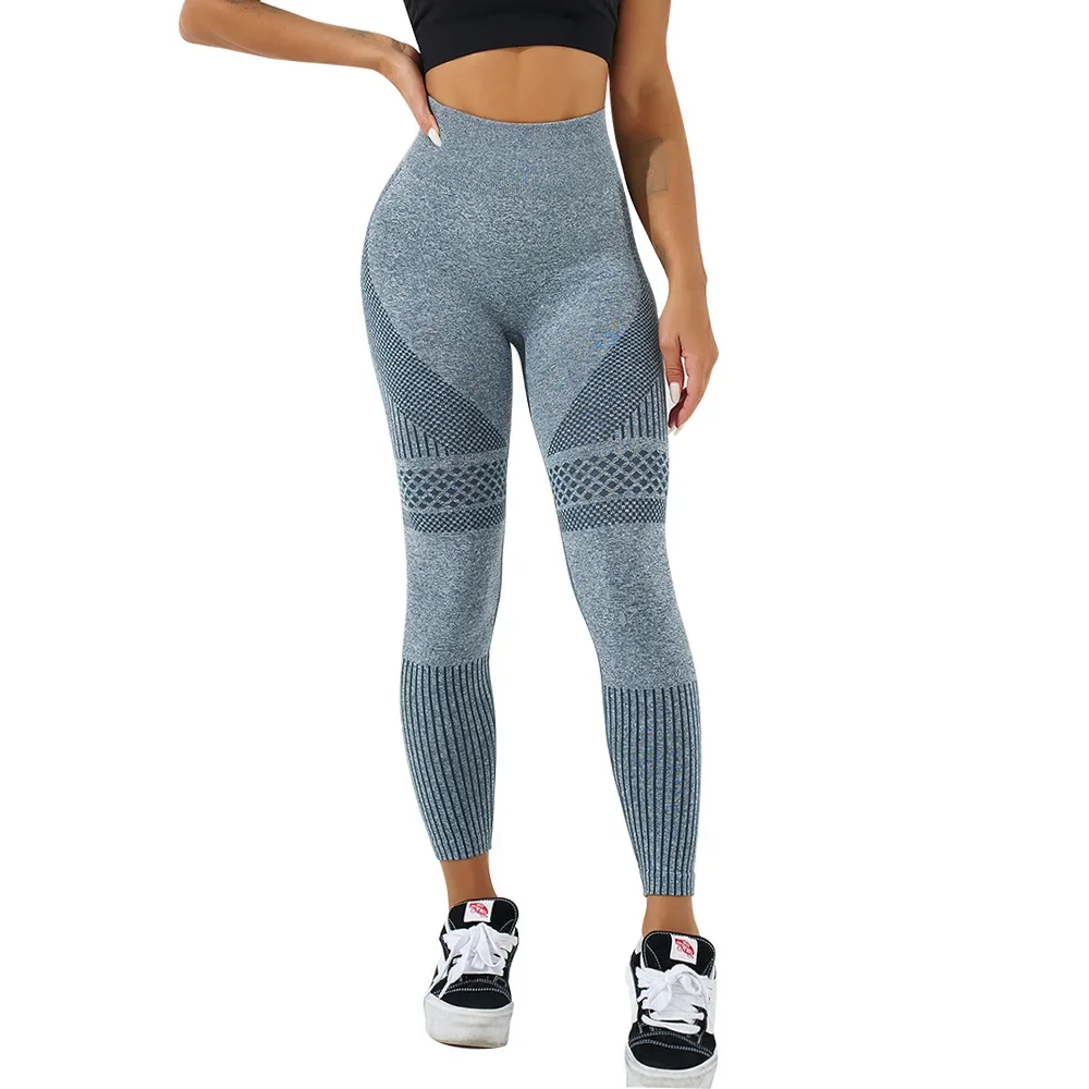 Sports Gym Leggings Women Soft Push Up Tights Leggings Fitness Girls Gym Yoga Pants Hip Lifting  Breathable Exercise Gym Pants