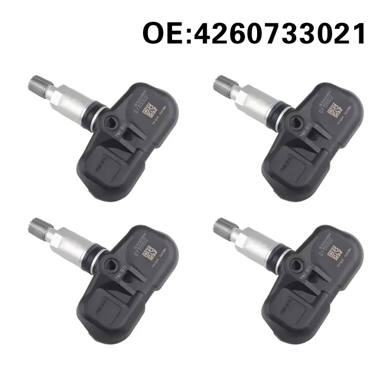 4pcs 타이어 압력 센서 42607-33021 4260733021 PMV-107J Toyota Corolla RAV4 Yaris Avalone CT200h RX350 RX450h TPMS 315Hz