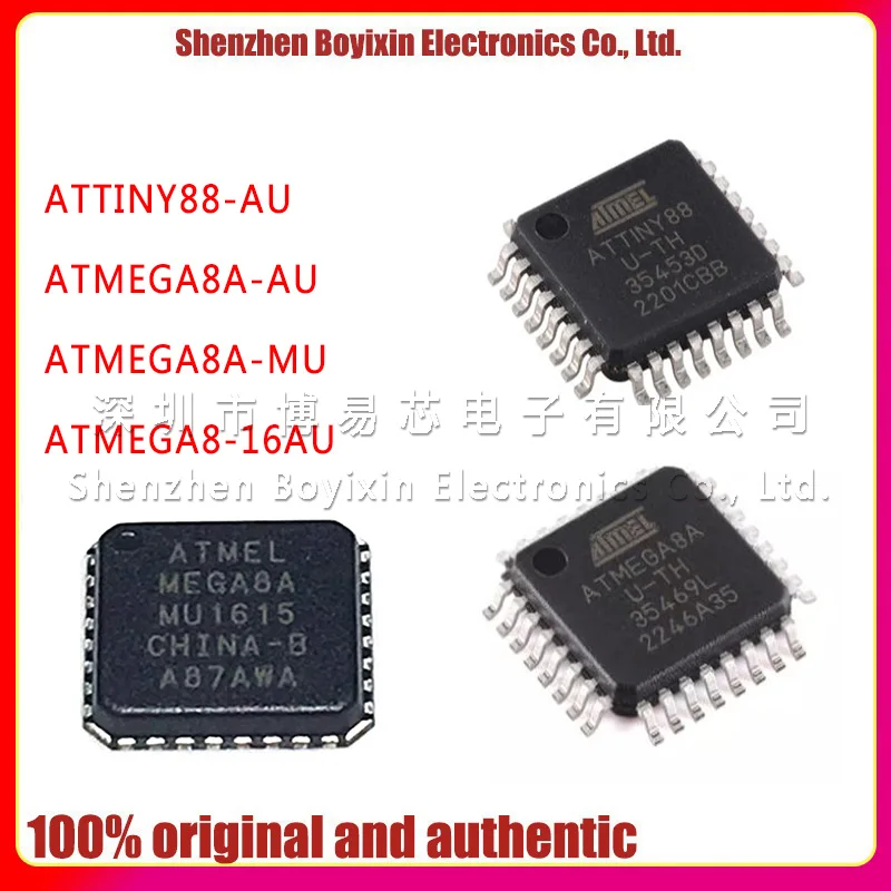 

Original authentic ATTINY88-AU ATMEGA8A-AU ATMEGA8A-MU ATMEGA8-16AU