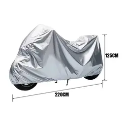 All - Weather Motorcycle Protective Cover - Waterproof, Dustproof & UV Resistant (Large)
