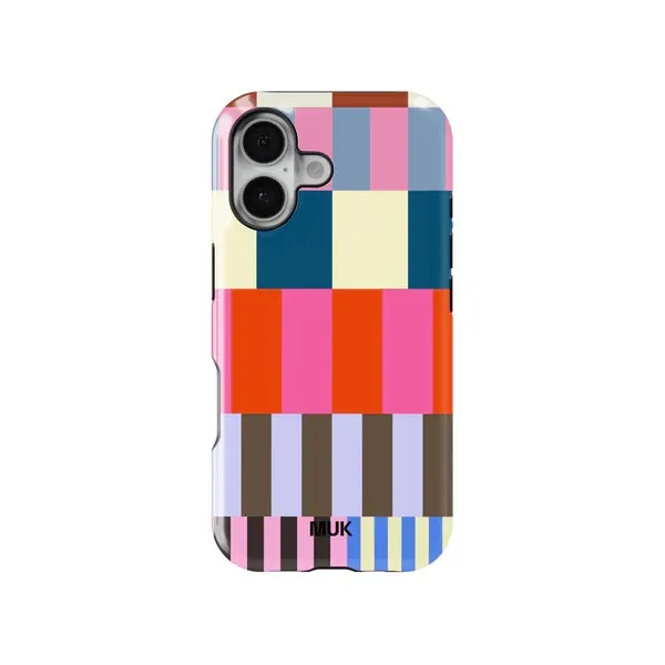 Vibrant Stripes Luxury Double-layer Phone Case