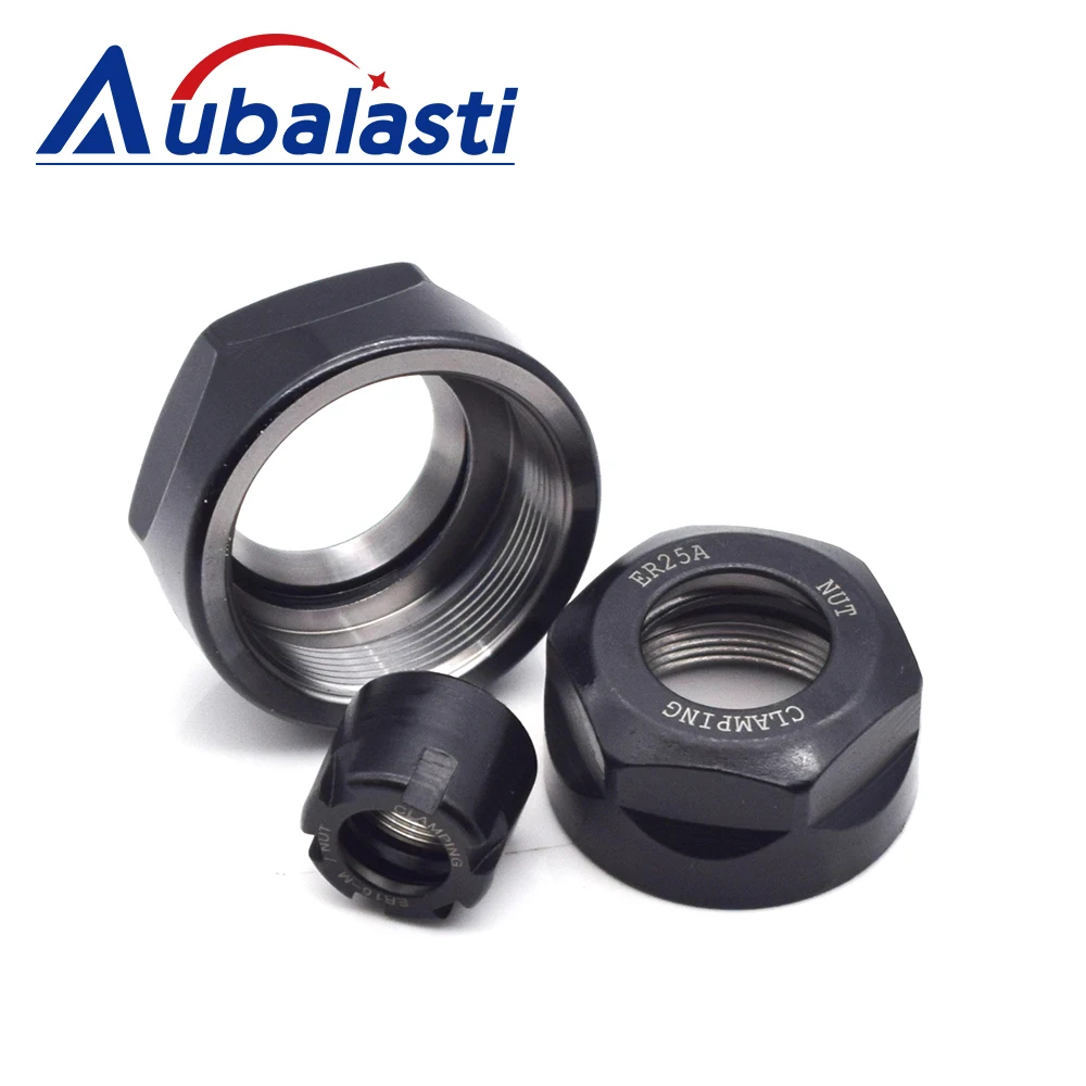 Aubalasti CNC ER Collet Chuck Nut ER11A ER16A ER20A ER16M ER20M ER25UM ER32UM ER40UM for CNC Router Engraving Machine