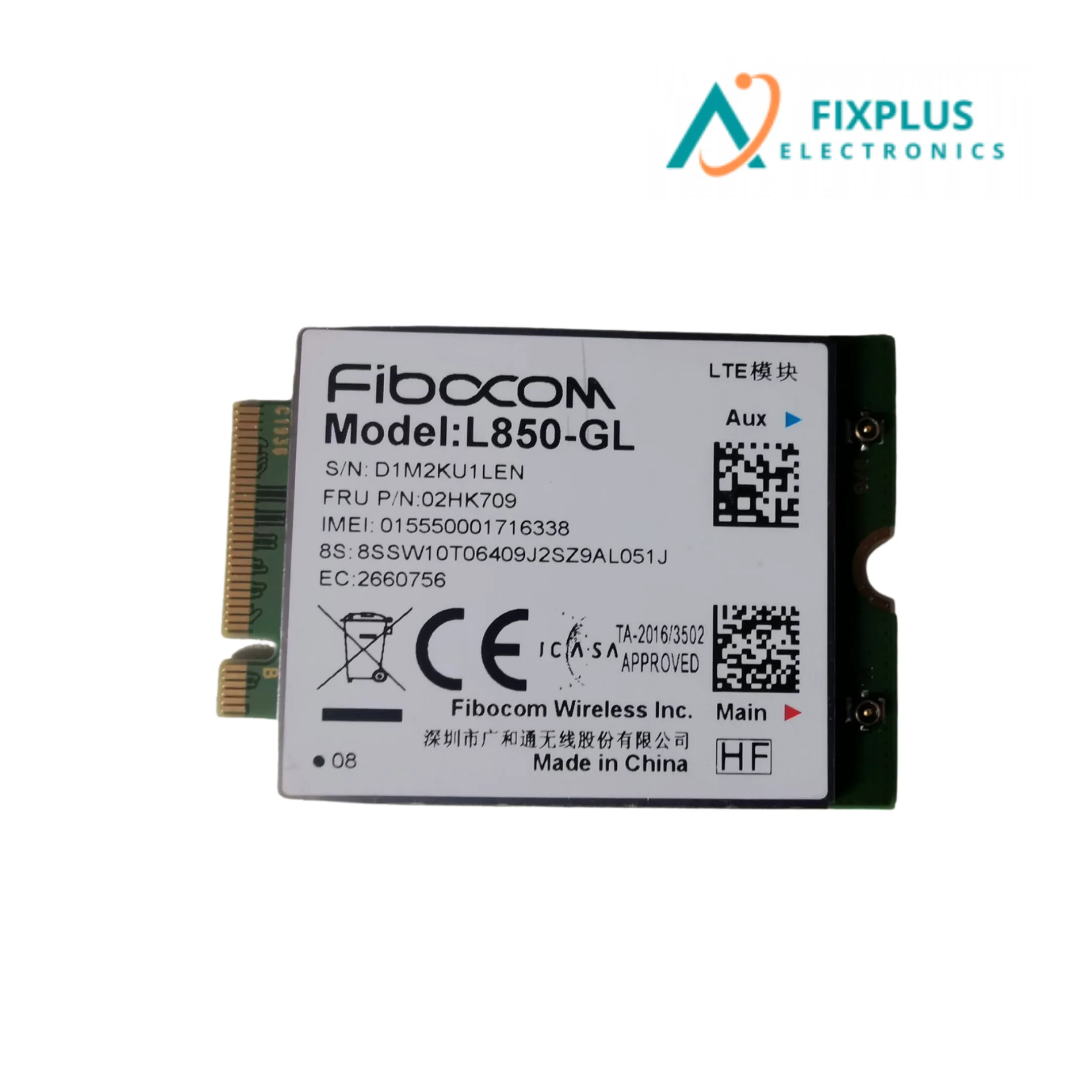 L850GL LTE Cat9 WWAN Module 02HK709