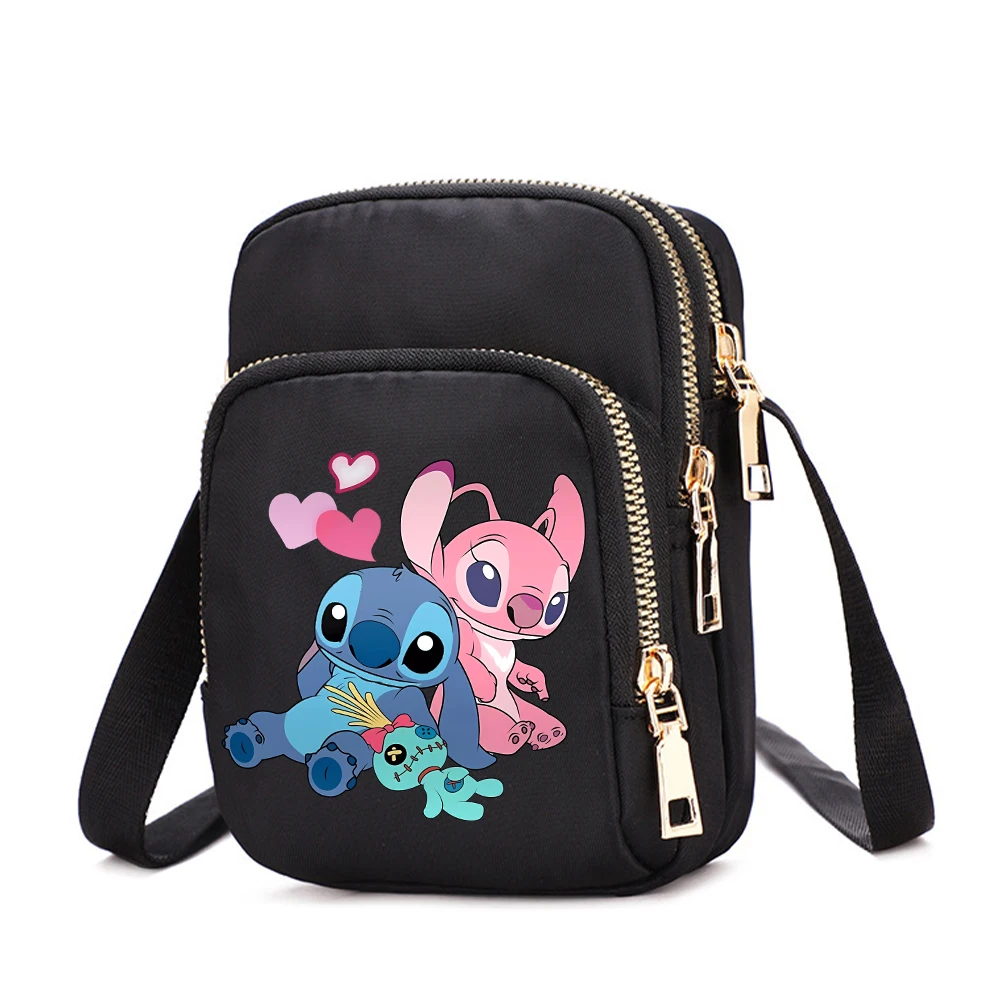 Cute Stitch Crossbody Bags for Women Kawaii Disney Cartoon Printed Bag Girls Shoulder Bag Y2K Women Handbags Birthday Gifts 2