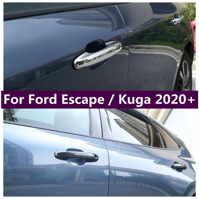 Nero in Fibra di Carbonio Maniglia di Portello Della Copertura per Ford Kuga  MK2 2013 ~ 2019 2014 2015 2016 2017 2018 Accessori per Auto Adesivi trim  Set Chrome - AliExpress