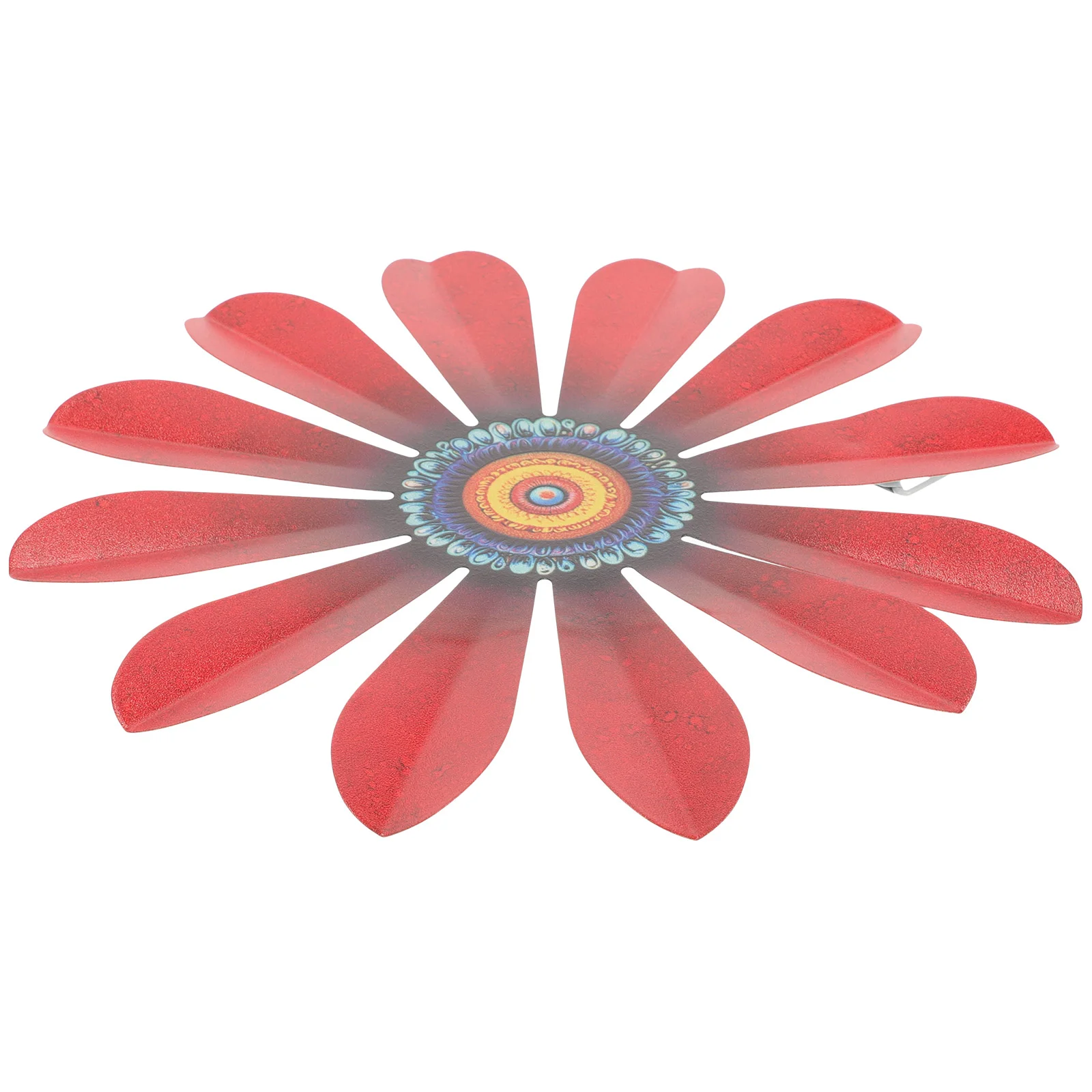 

Iron Simulated Flower Wall Hanging Flower Decoration Garden Wall Art Adornment