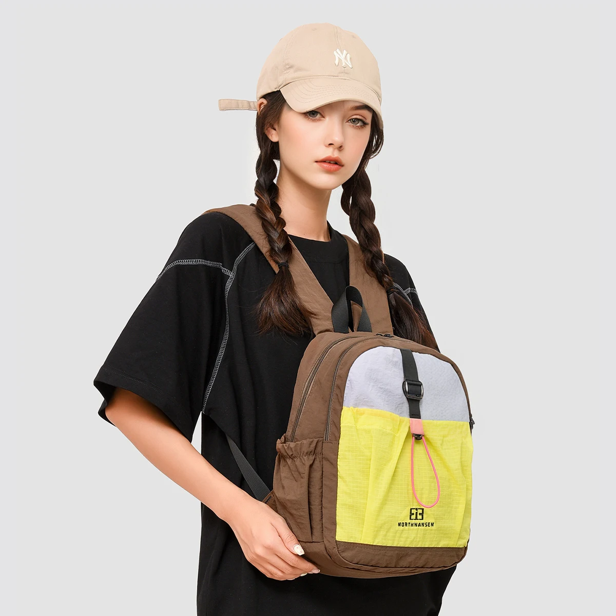 Parent-Child Outdoor Mountaineering Bag Backpack Women's Lightweight Spring Outing Hiking Climbing Small Backpack Travel Sports School Bag Cycling Shopping Student