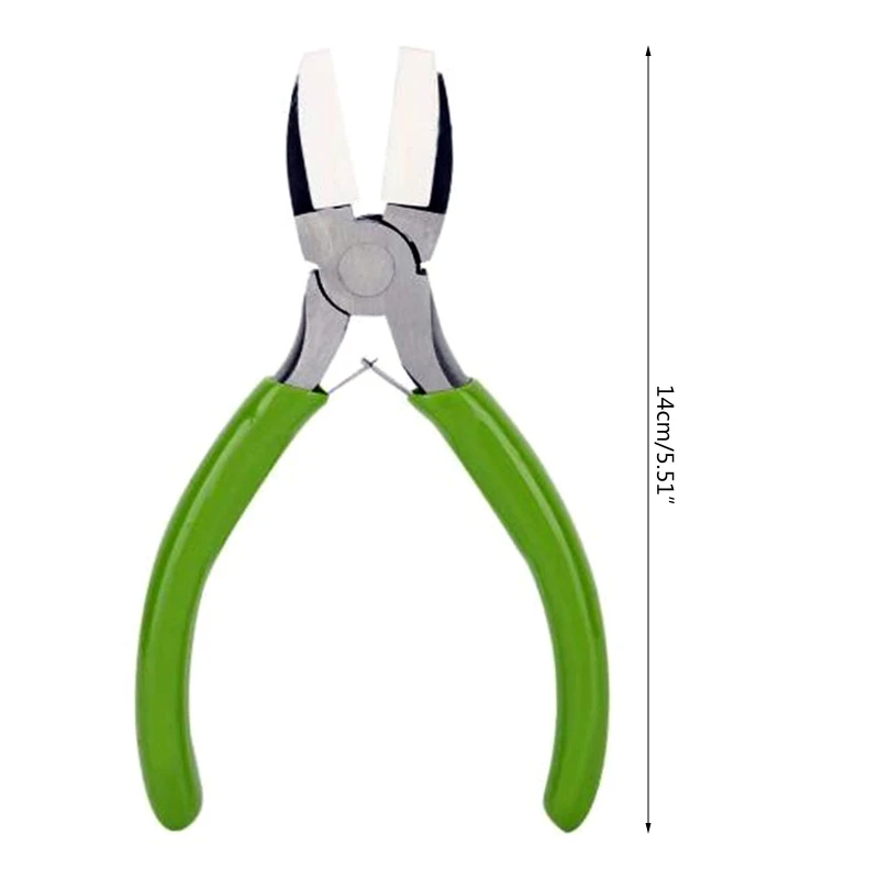5.5-inch Jewelry Pliers Flat Nose Pliers Multifunctional Nylon Pliers with Ergonomic Handle Straightening Wire DIY Dropship 6