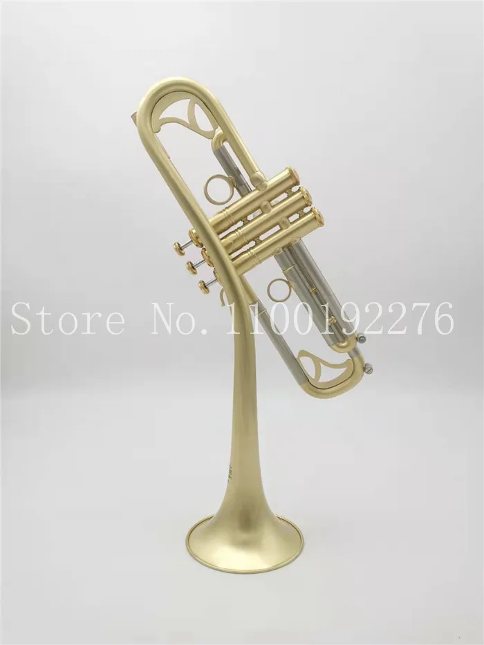 trumpet high quality trumpet curved bell trumept professional with case and mouthpiece