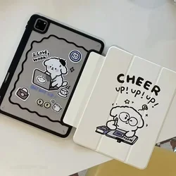 Magnetic Adjustable Stand Tablet Case with Cartoon Design for Pro 12.9 2018 2020 (PD6964)