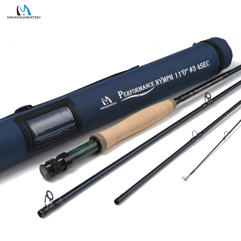 MAXIMUMCATCH 10/11ft 2/3/4wt Performance Nymph Fly Rod IM10/36T