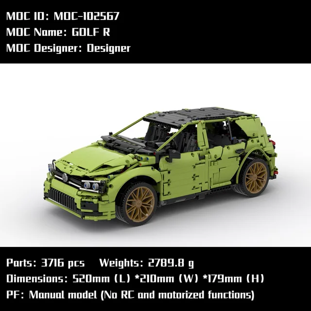 Lego Technic Golf LEGO Stores MOC 76922 Porsche GT1