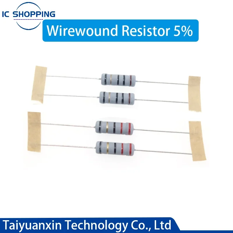 Wire Fuse Wirewound Resistor Fuse Resistance 3W 2W 1W 0.5W 0.1 0.15 0.22 0.33 0.47 0.5 1 1.5 2.2 3.3 4.7 5.1 10 20 47 68 100Ohm wirewound resistor