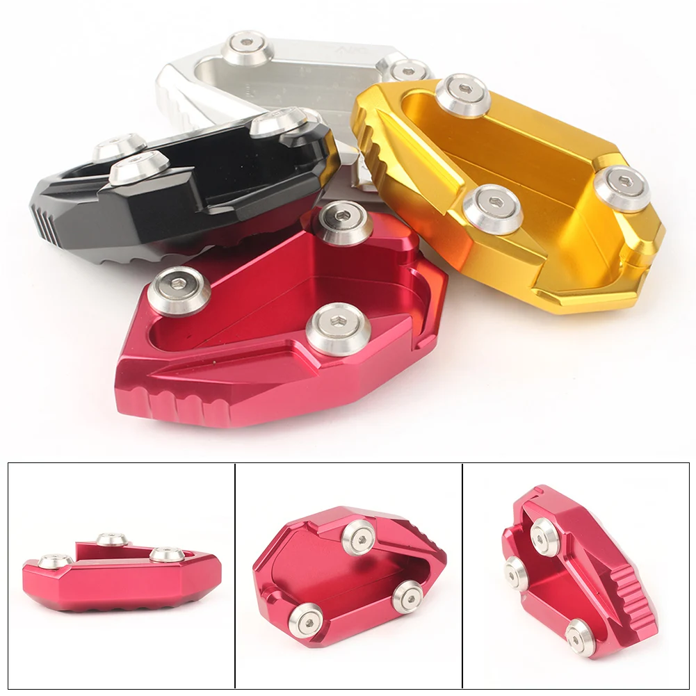 

CNC алюминиевая подставка для мотоцикла, боковая подставка, удлинительная пластина для DUCATI Diavel 1200 2014 2015 2016 2017 2018 2019 2020 2021