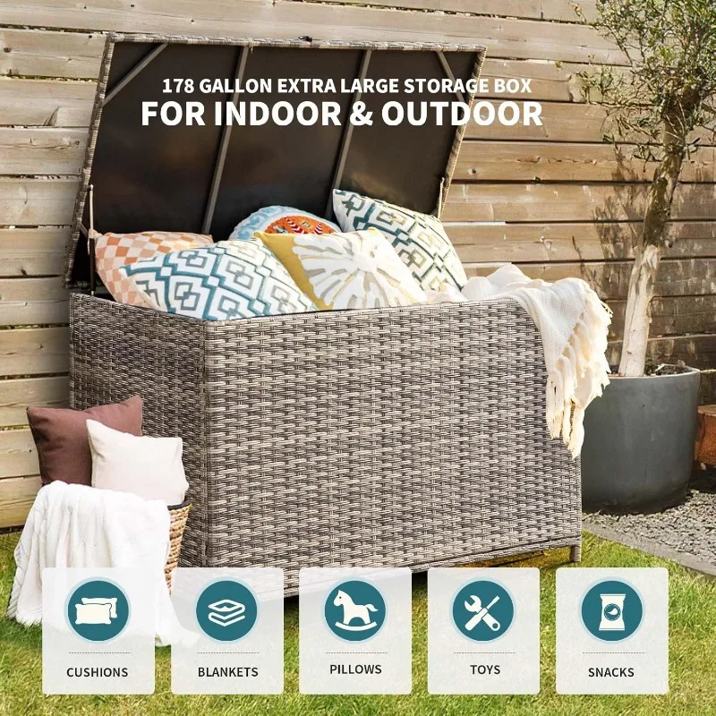178 Gallon Outdoor Storage Box 5