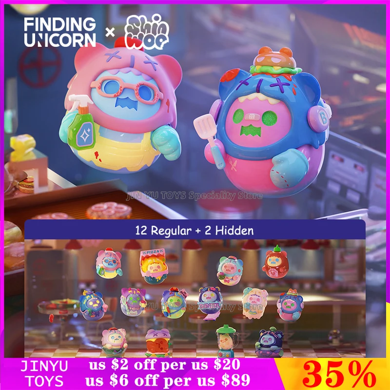 シンウー　フィギュア　アソートセット Shinwoo ghost dinerシリーズブライスボックス、ユニコーンを