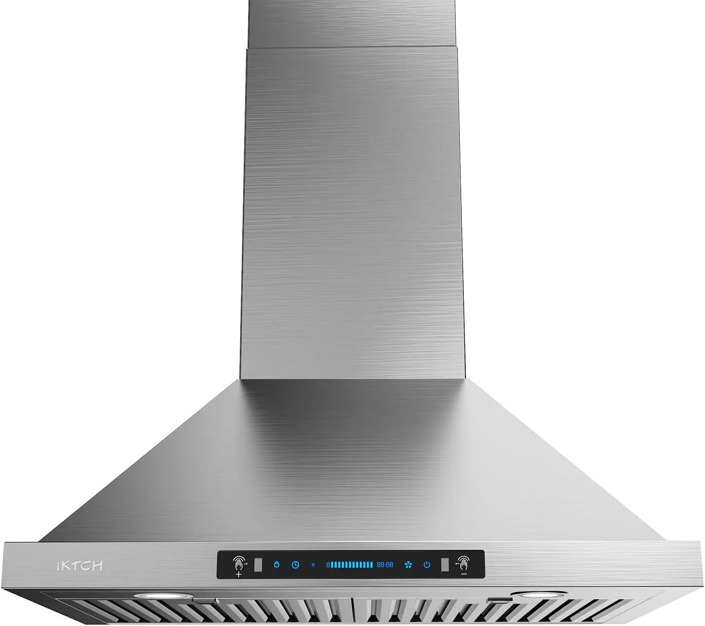 

IKTCH 36-inch Wall Mount Range Hood 900 CFM Ducted/Ductless Convertible, Kitchen Chimney Vent Stainless Steel with Gesture