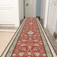 Persian Luxury Long Corridor Carpet Home Decoration Bohemian Hallway Stairs Decor Hotel Aisle Runner Rug Anti Slip Kitchen Mat 1
