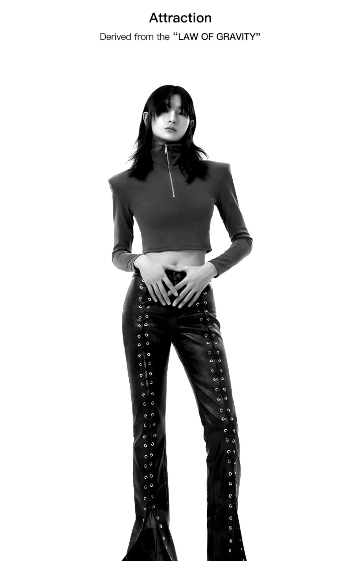 27-46 Men Women GD Punk Niche Performance Tie PU Micro Flare Leather Pants Lovers Trousers Plus Size Singer Costumes