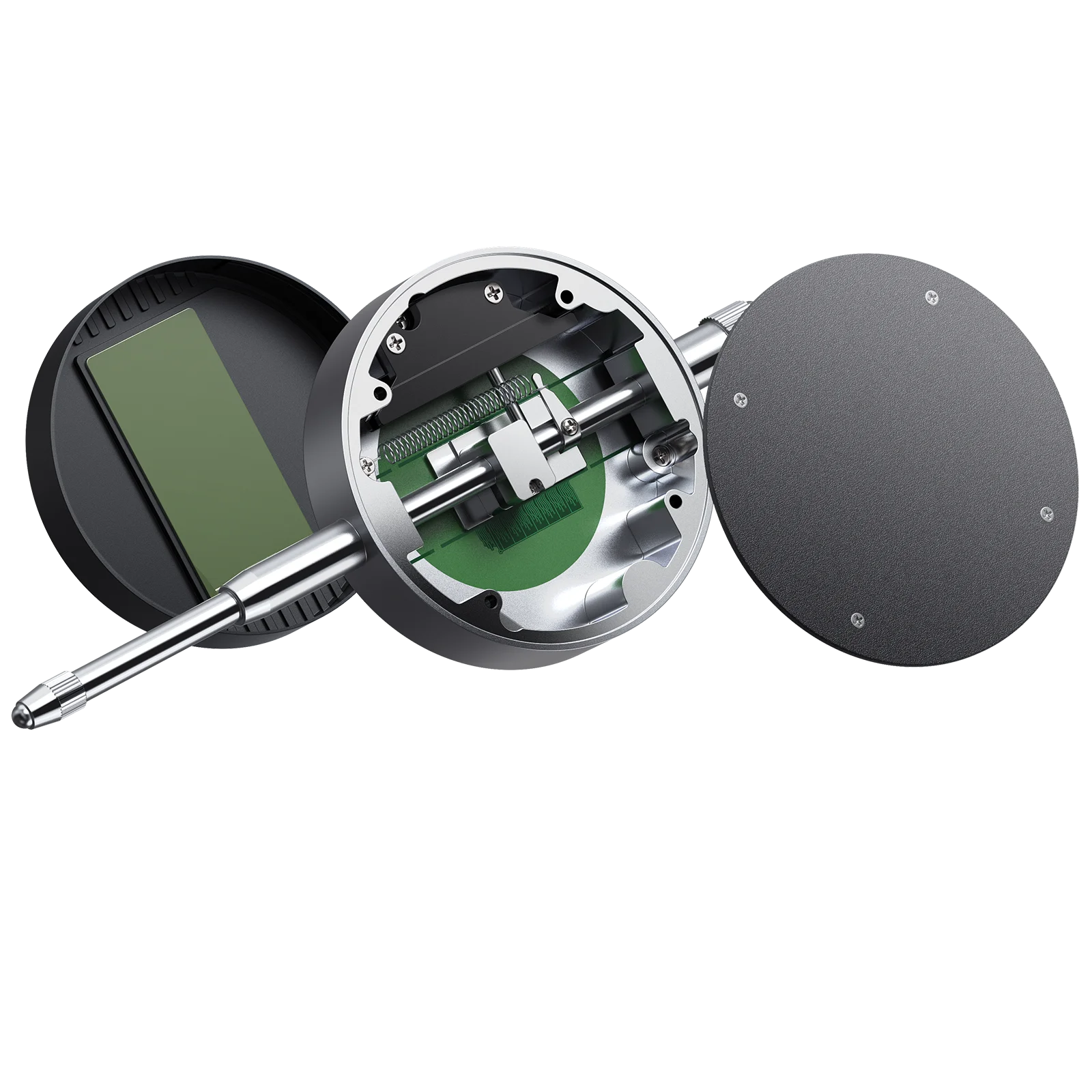 Neoteck DTI Digital Dial Indicator 0.01/0.0005'' Digital Probe Indicator Dial Test Gauge Range 0-25.4mm/1'' Dial Test Indicators