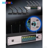MiCWL Microflx D3700 8 Table système de Microphone numérique sans fil 8 col de cygne conférence Anti-interférence ensemble de salle de réunion 6